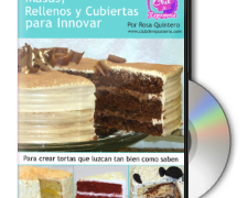 Curso Masas, Rellenos y Cubiertas en DVD por Rosa Quintero